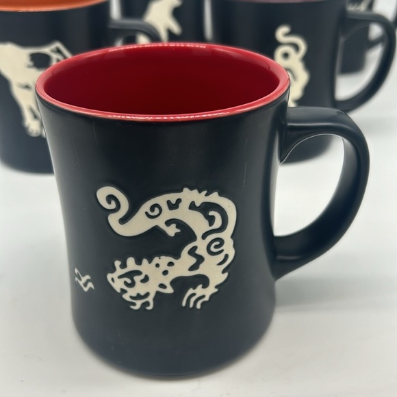 STARBUCKS Coffee Mug Mismatched Roast Etched Set 2011 - Picture 11 of 14